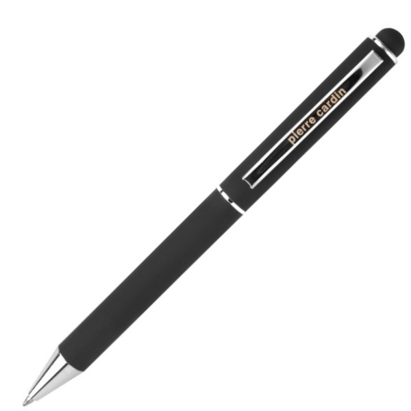 Logo trade promotional products picture of: Metal ballpoint pen, touch pen, soft touch CLAUDIE Pierre Cardin