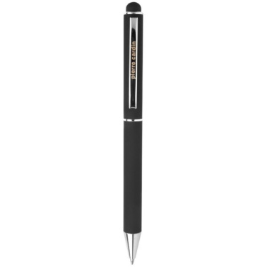 Logo trade promotional gifts image of: Metal ballpoint pen, touch pen, soft touch CLAUDIE Pierre Cardin