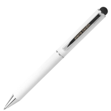 Logotrade promotional giveaway image of: Metal ballpoint pen, touch pen, soft touch CLAUDIE Pierre Cardin