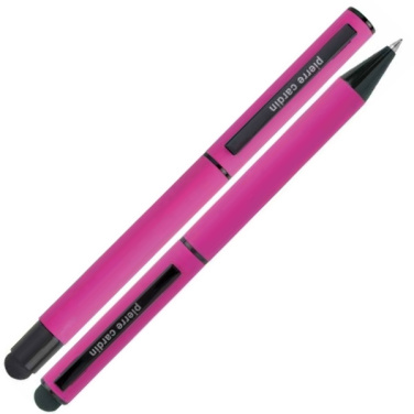 Logo trade promotional product photo of: Writing set touch pen, soft touch CELEBRATION Pierre Cardin