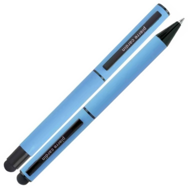 Logo trade promotional giveaways image of: Writing set touch pen, soft touch CELEBRATION Pierre Cardin