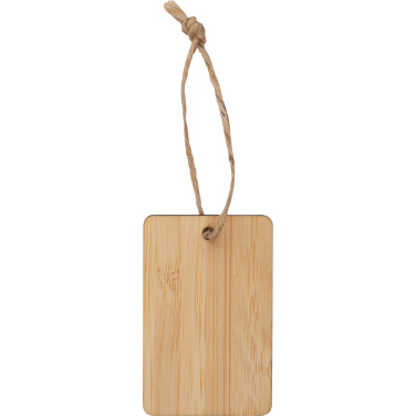 Logo trade promotional merchandise photo of: Bamboo Pendant SALAMANCA