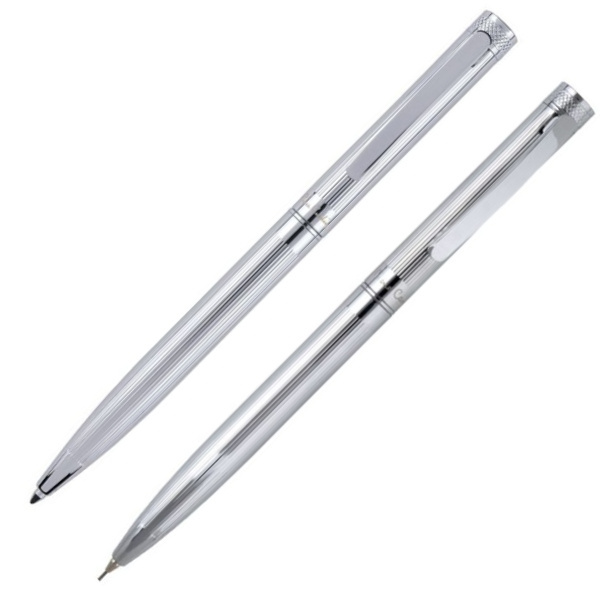 Logo trade corporate gifts image of: Writing set ballpoint pen & pencil RENEE Pierre Cardin