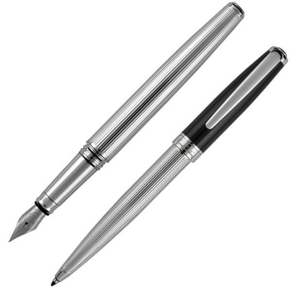 Logo trade advertising products picture of: Writing set ballpoint pen & fountain pen CHRISTOPHE Pierre Cardin