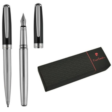 Logotrade promotional merchandise picture of: Writing set ballpoint pen & fountain pen CHRISTOPHE Pierre Cardin