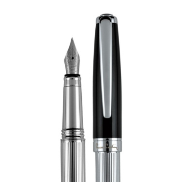 Logotrade advertising products photo of: Writing set ballpoint pen & fountain pen CHRISTOPHE Pierre Cardin