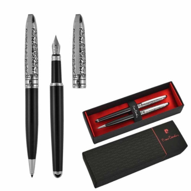 Logotrade promotional products photo of: Writing set ballpoint pen & fountain pen JACQUES Pierre Cardin