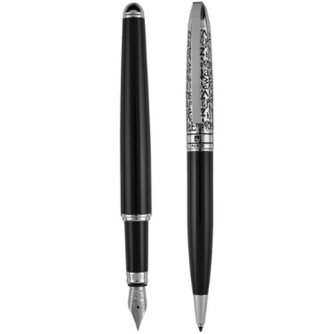 Logotrade promotional giveaway image of: Writing set ballpoint pen & fountain pen JACQUES Pierre Cardin