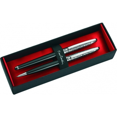 Logo trade promotional giveaway photo of: Writing set ballpoint pen & fountain pen JACQUES Pierre Cardin