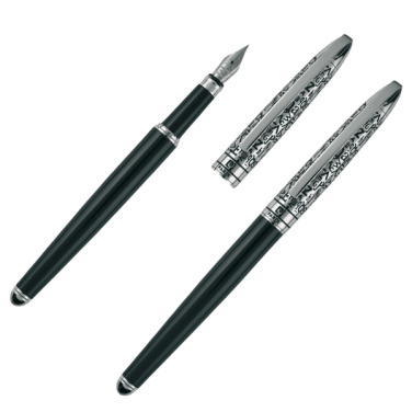 Logotrade promotional giveaways photo of: Writing set ballpoint pen & fountain pen JACQUES Pierre Cardin