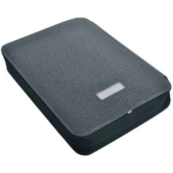 Logo trade promotional gift photo of: Folder A5 & power bank 4000 mAh SORBONNE Pierre Cardin