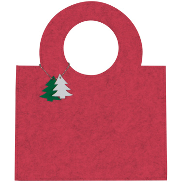 Logo trade advertising products picture of: X-mas bag felt OSORNO