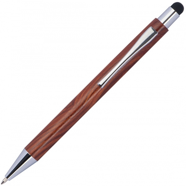 Logotrade promotional giveaway image of: Wooden ballpen BILZEN