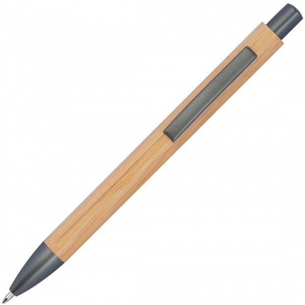 Logo trade promotional gifts picture of: Bamboo ballpen BERINGEN