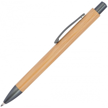 Logo trade corporate gift photo of: Bamboo ballpen BERINGEN