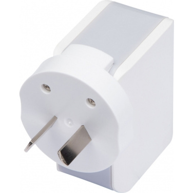 Logo trade promotional item photo of: Travel adapter ANTWERP