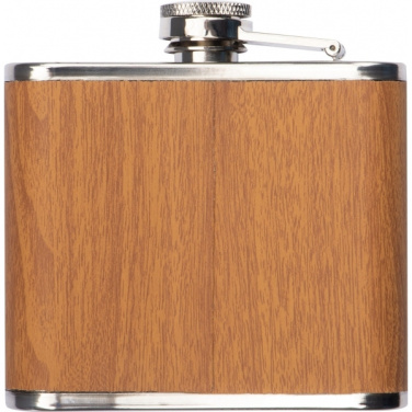 Logo trade promotional merchandise image of: Hip flask HOOGSTRATEN 170 ml