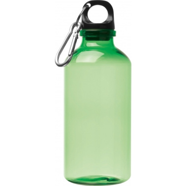 Logo trade promotional merchandise picture of: Recycled PRT bottle MECHELEN 400 ml