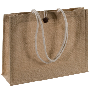 Logo trade promotional merchandise picture of: Jute bag KASTAMONU