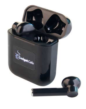 Logo trade corporate gifts picture of: Wireless earbuds with light up logo