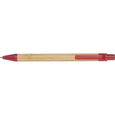 Logotrade promotional merchandise photo of: Wheatstraw and bamboo ballpen HALLE