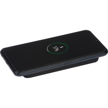 Logo trade advertising product photo of: Wireless charger and powerbank 8000 mAh MILAN