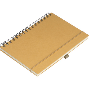 Logo trade promotional products picture of: Cardboard notebook SILKEBORG