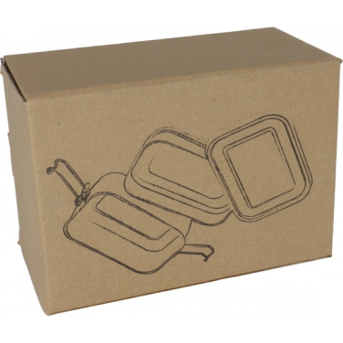 Logo trade promotional gifts image of: 2-level lunch box PORTO ALEGRE