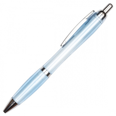 Logotrade promotional giveaway picture of: Transparent ballpen ALKEN