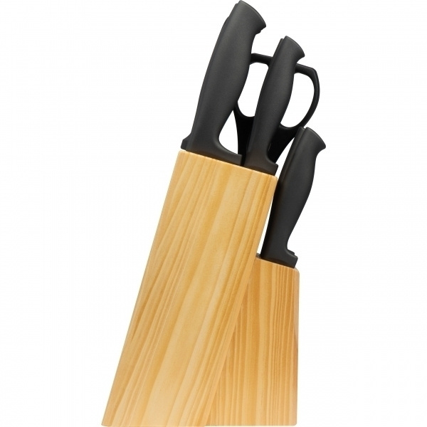 Logo trade promotional giveaways picture of: Knife block BERLIN