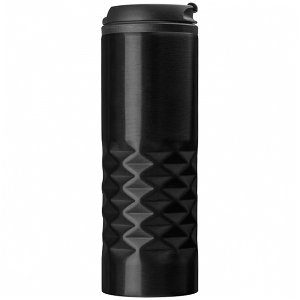 Logo trade advertising products image of: Thermal stainless steel mug SANTANDER 500 ml