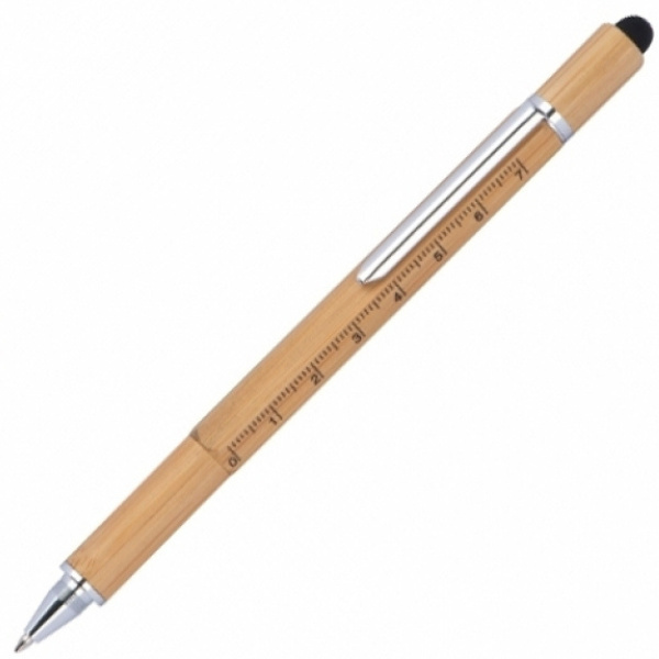 Logo trade promotional gift photo of: 6in1 multifunctional pen COIMBRA