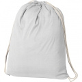 Cotton gym bag BUDAPEST, white