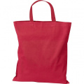 Cotton bag with short handles BREGENZ, red