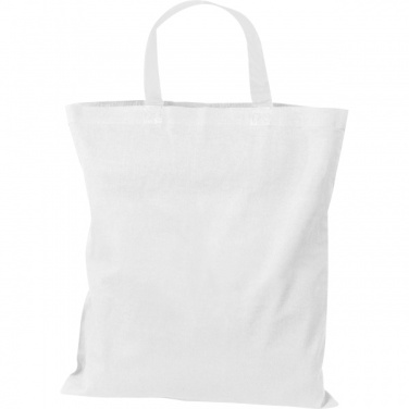 Logotrade promotional giveaways photo of: Cotton bag with short handles BREGENZ