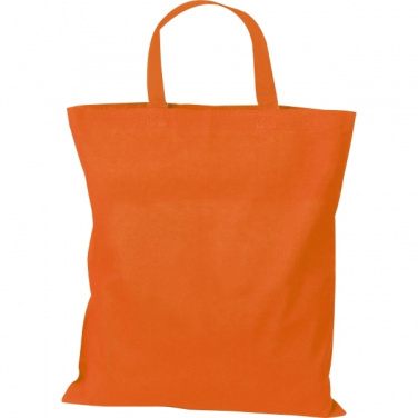 Logo trade promotional gifts picture of: Cotton bag with short handles BREGENZ