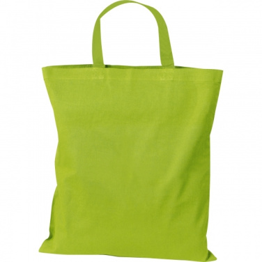 Logo trade promotional product photo of: Cotton bag with short handles BREGENZ