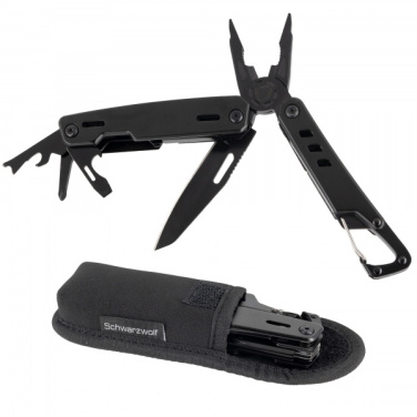 Logo trade promotional gifts picture of: Multitool NOBLE Schwarzwolf