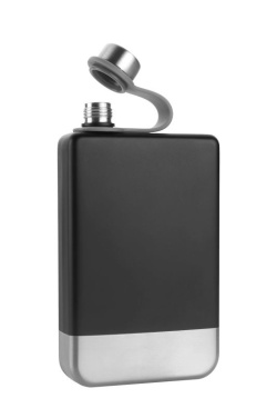 Logo trade advertising product photo of: Hip flask HALTI Schwarzwolf