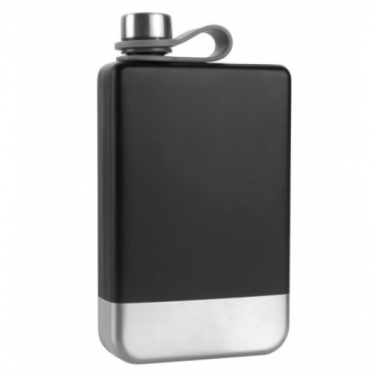 Logotrade corporate gift image of: Hip flask HALTI Schwarzwolf