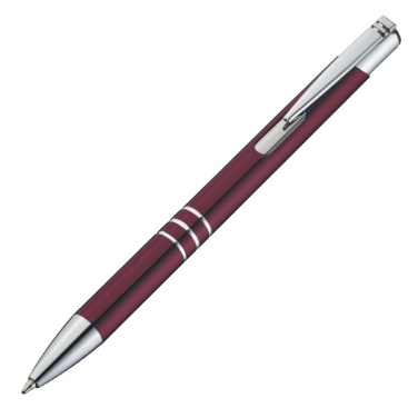 Logo trade promotional gifts picture of: Metal ballpen ASCOT