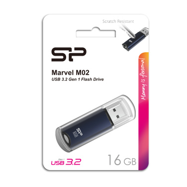 Logo trade business gift photo of: Pendrive Silicon Power Marvel - M02 3.2 16GB