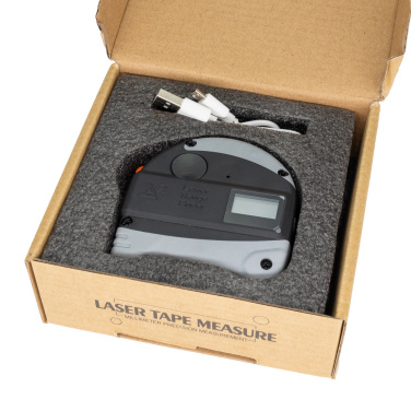 Logo trade business gift photo of: Laser tape measure, RLM62001