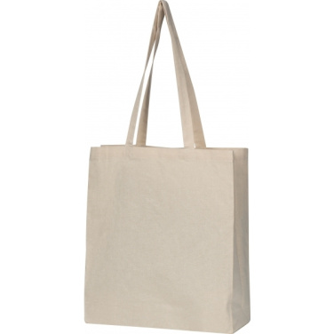 Logo trade promotional item photo of: Organic cotton bag with bottom fold INNSBRUCK