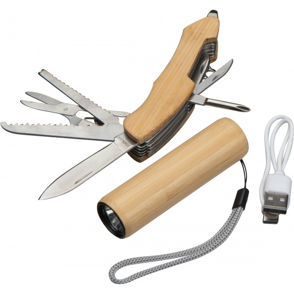 Logotrade promotional merchandise image of: Set Torch and pocket knife OLDHAM