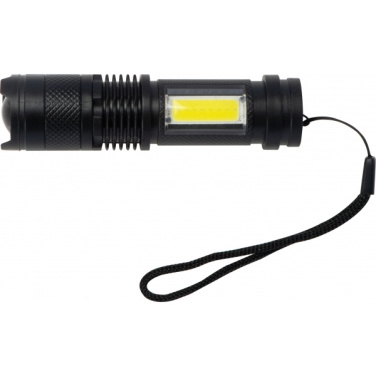 Logo trade promotional gifts image of: Rechargeable flashlight AARHUS