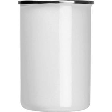 Logo trade promotional merchandise picture of: Enamel cup Adelaine