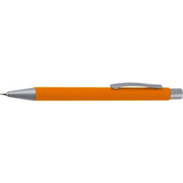 Logotrade promotional product image of: Mechanical pencil soft touch ANCONA