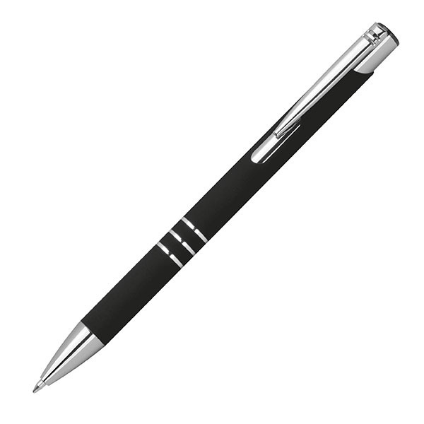 Logotrade corporate gift image of: Semi gel pen soft touch DUNMORE