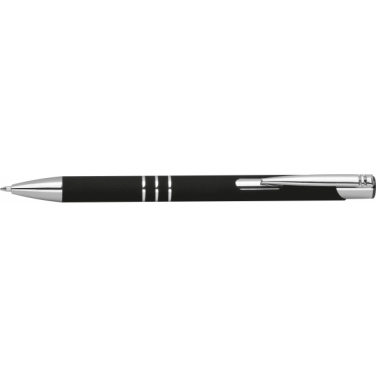 Logo trade corporate gift photo of: Semi gel pen soft touch DUNMORE